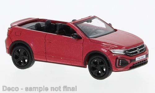 PCX-Models 870601 - VW T-Roc Cabriolet offen metallic-rot 2022 H0 1:87