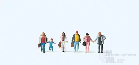 Preiser 79192 - Gehende Reisende N 1:160