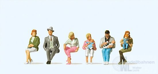 Preiser 10332 - Sitzende Personen H0 1:87