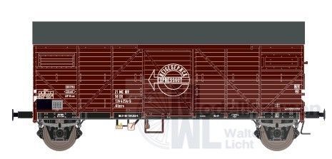 Exact Train 23644 - Güterwagen Set DR Ep.IV Bremen braun mit Endfelddiagonale 2.tlg H0/GL