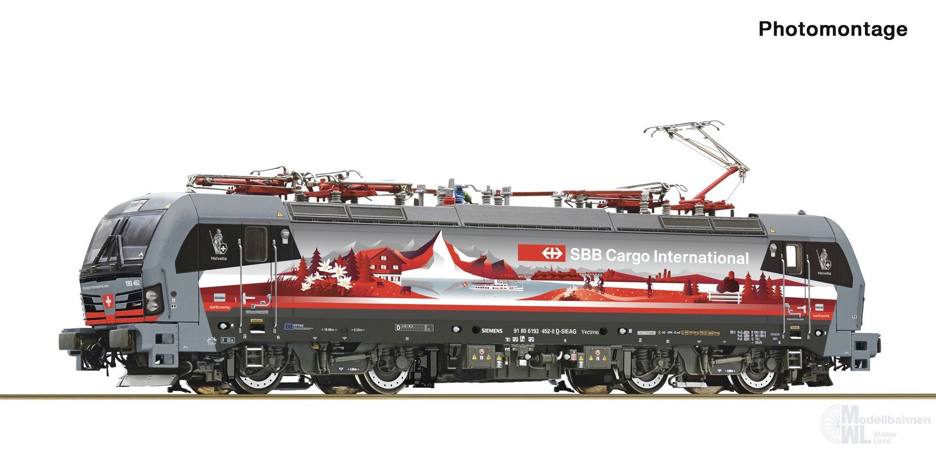Roco 7520073 - E-Lok 193 452-0 SBB Cargo International CH-Piercer Ep.VI H0/WS Sound