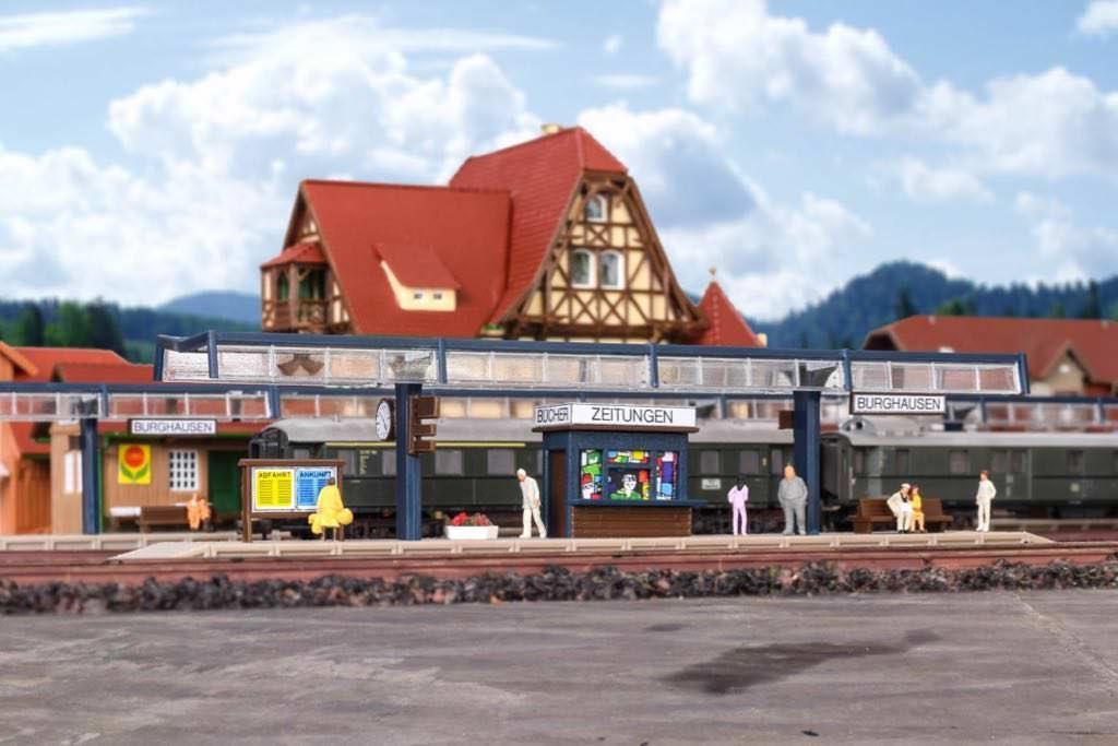 Vollmer 47537 - Bahnsteig einteilig 190 mm N 1:160