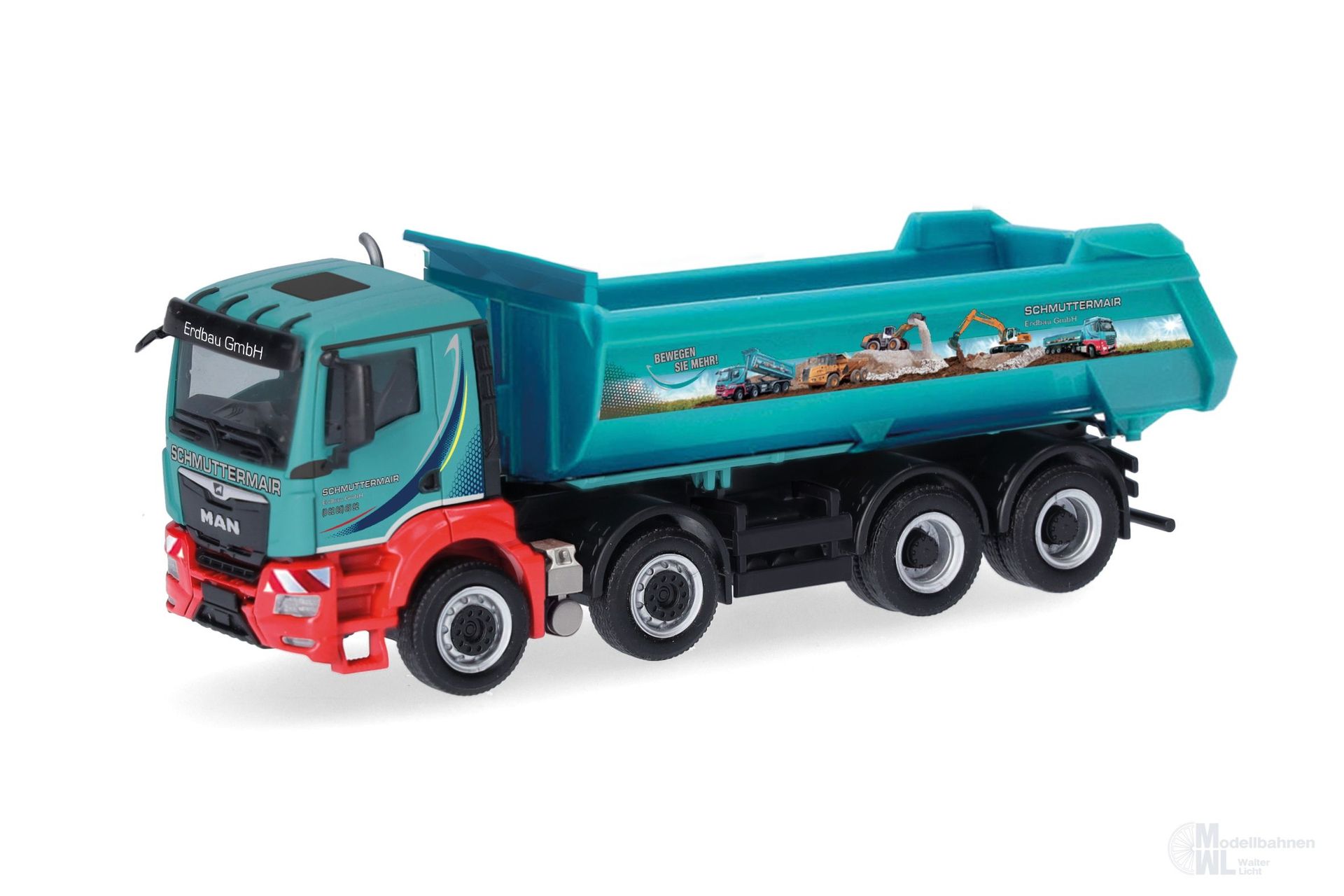 Herpa 319676 - MAN TGS NN 4-a Meiller-Kipper Schmuttermair H0 1:87 Herpa 319676 - MAN TGS NN 4-a Meiller-Kipper Schmuttermair H0 1:87