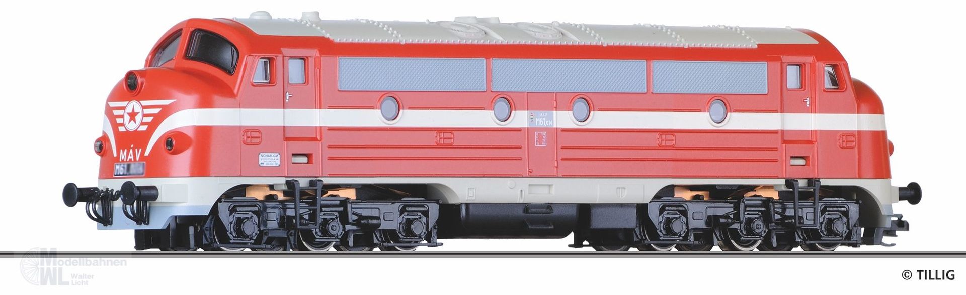 Tillig 04546 - Diesellok Reihe M 61 MAV Ep.IV TT 1:120