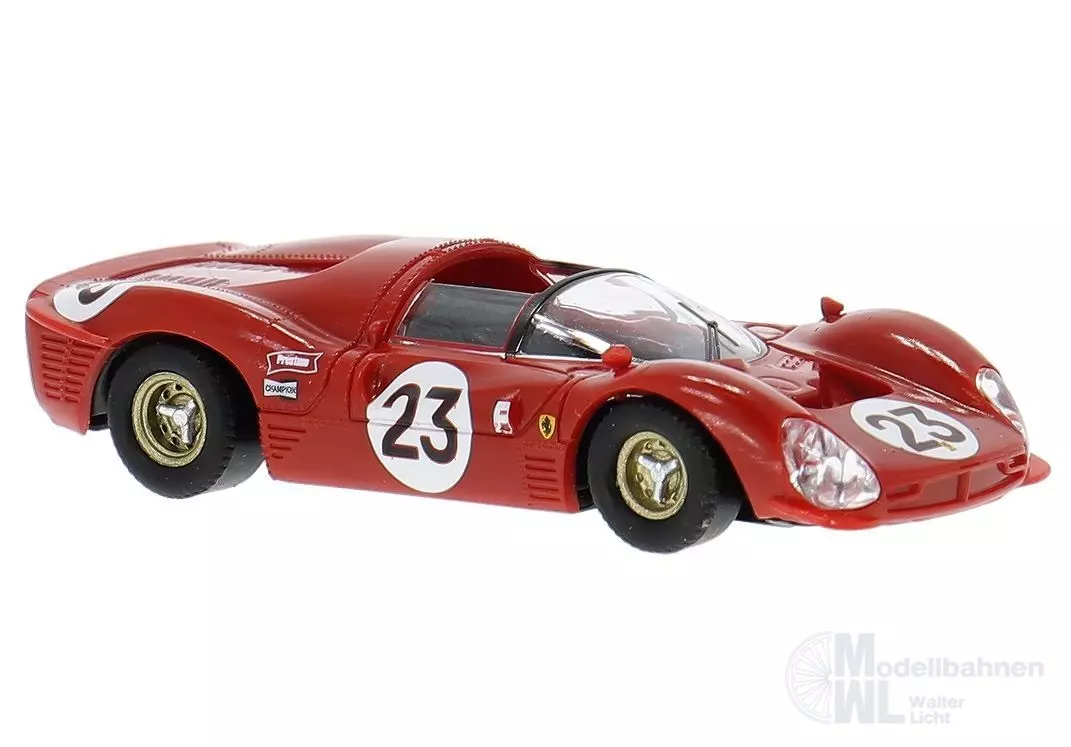 Brekina 22903 - Ferrari 330P4 Barchetta 23 Sieger Daytona 1967 Bandini/Amon H0 1:87