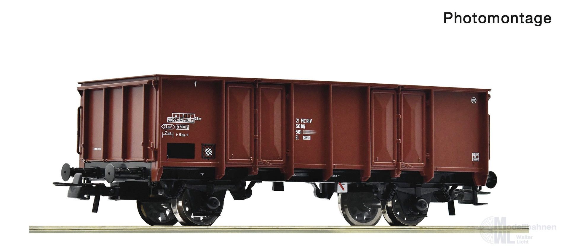 Roco 6600281 - Güterwagen offen DB Ep.IV H0/GL