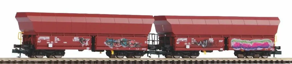 Piko 40716 - Schüttgutwagen Set OnRail Ep.VI mit Graffiti 2.tlg. N 1:160