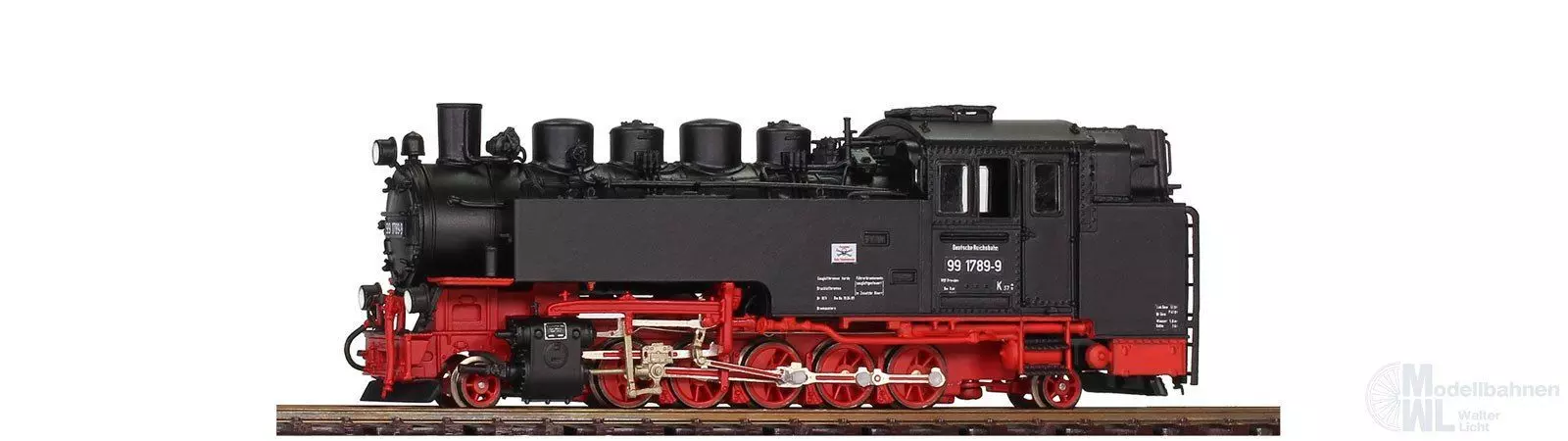 Bemo 1017809 - Dampflok BR 99 1789-9 DR Ep.IV Fertigmodell H0e