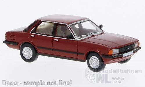 PCX-Models 870696 - Ford Taunus (TC3) dunkelrot 1979 H0 1:87 PCX-Models 870696 - Ford Taunus (TC3) dunkelrot 1979 H0 1:87
