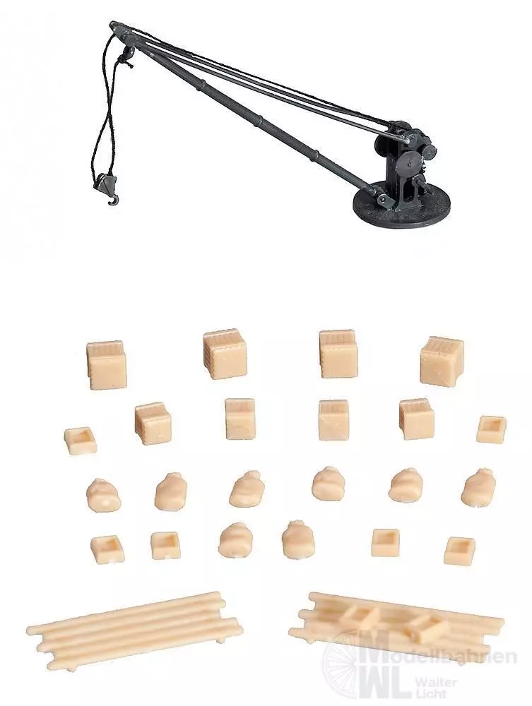 Faller 222176 - Verladekran mit Ladegut N 1:160