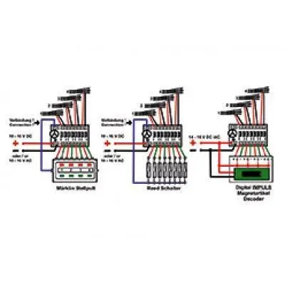 Noch 60264 - Weichenmodul für KATO und ROKUHAN Weichen G/0/H0/TT/N/Z