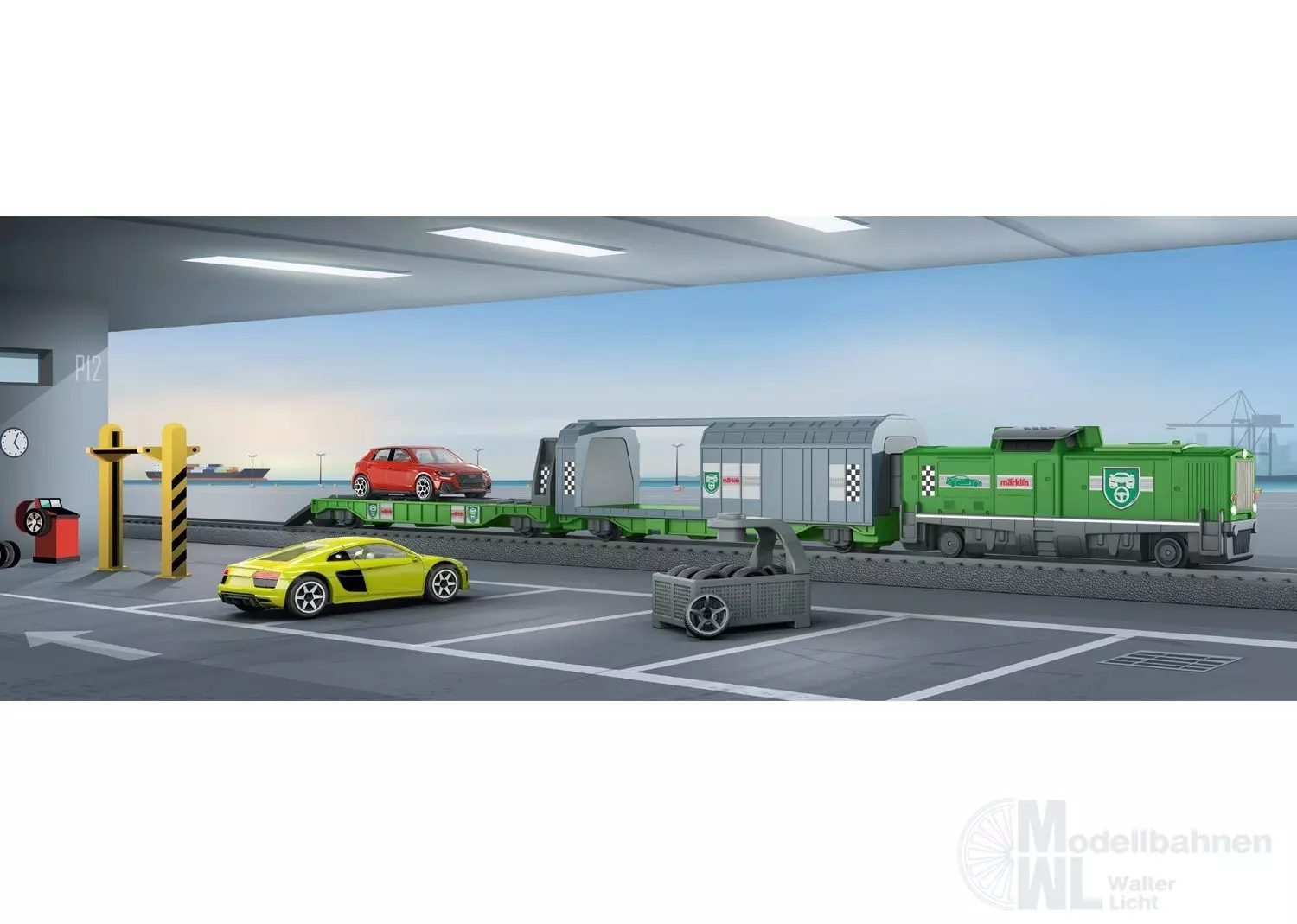 Märklin 29347 - Startpackung Autotransport H0/MyWorld