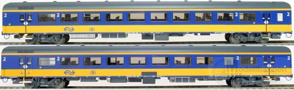 Exact Train 11021 - Personenwagen Set NS Ep.VI 2.tlg. H0/GL