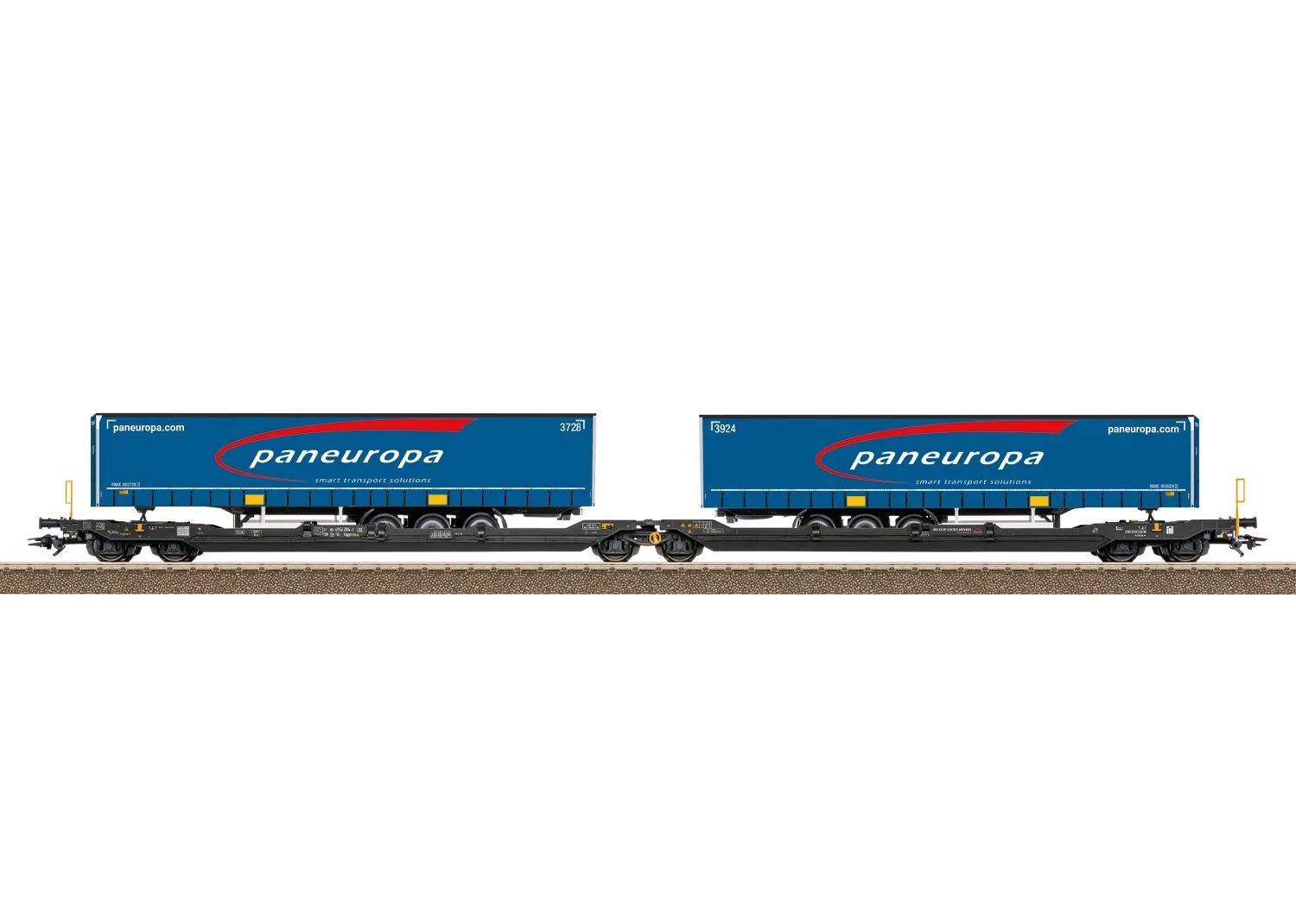 Trix 24476 - Gelenk-Taschenwagen TXL Ep.VI Sdggmrss H0/GL