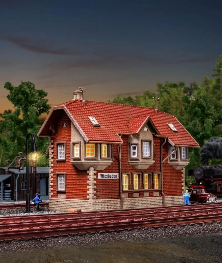Vollmer 47602 - Stellwerk Wiesbaden N 1:160