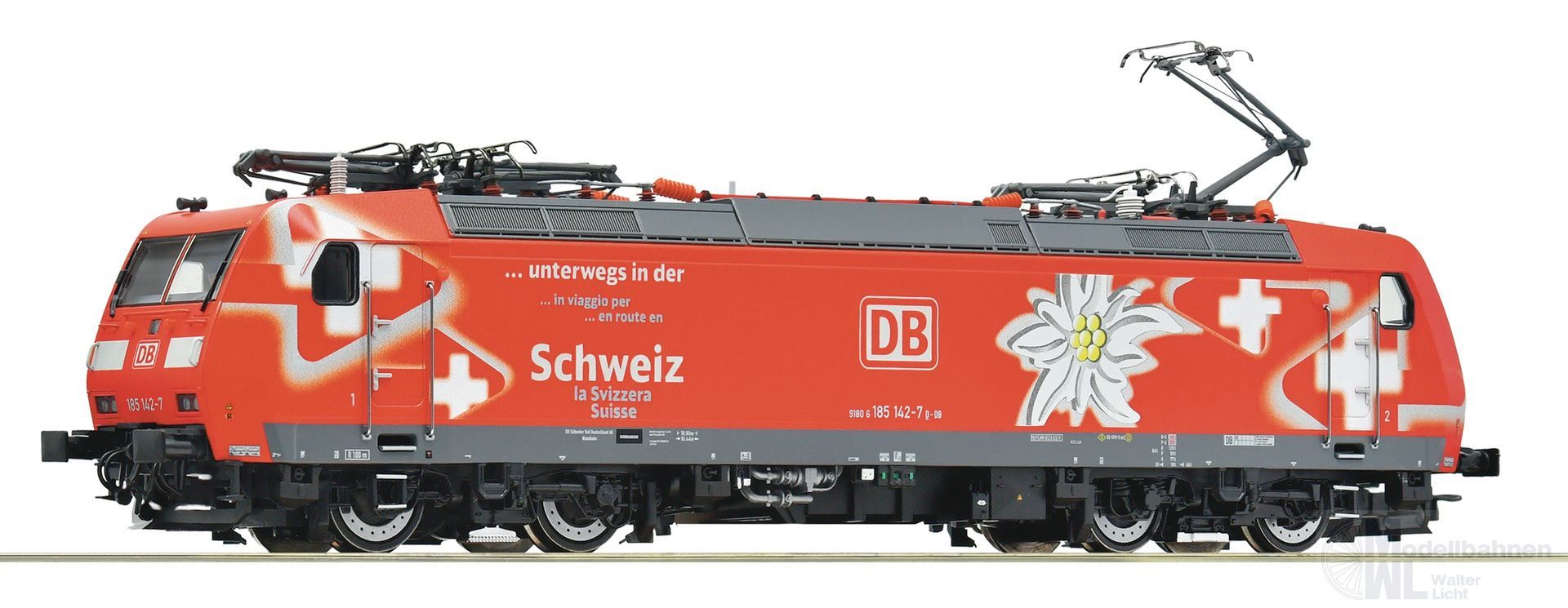 Roco 7500129 - E-Lok BR 185 142-7 DB Ep.V/VI H0/GL Roco 7500129 - E-Lok BR 185 142-7 DB Ep.V/VI H0/GL