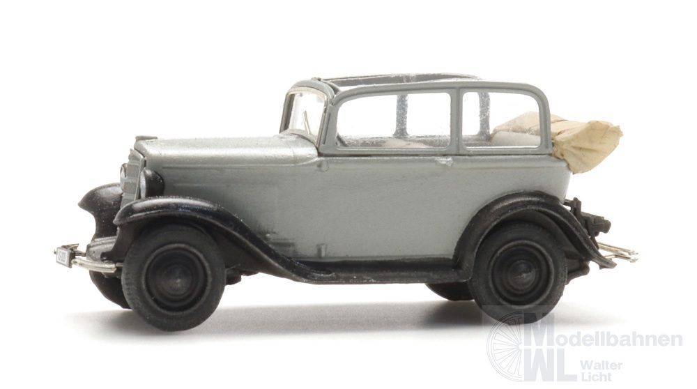 ARTITEC b.v. 316.138 - Opel P4 Dach offen grau Fertigmodell 1:160 ARTITEC b.v. 316.138 - Opel P4 Dach offen grau Fertigmodell 1:160