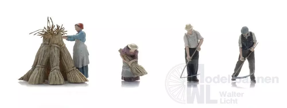 ARTITEC b.v. 5870075 - Weizenernte mit der Sense (4x) H0 1:87