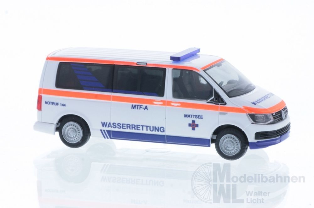 Rietze 53899 - Volkswagen T6 Wasserrettung Mattsee (AT) H0 1:87 Rietze 53899 - Volkswagen T6 Wasserrettung Mattsee (AT) H0 1:87