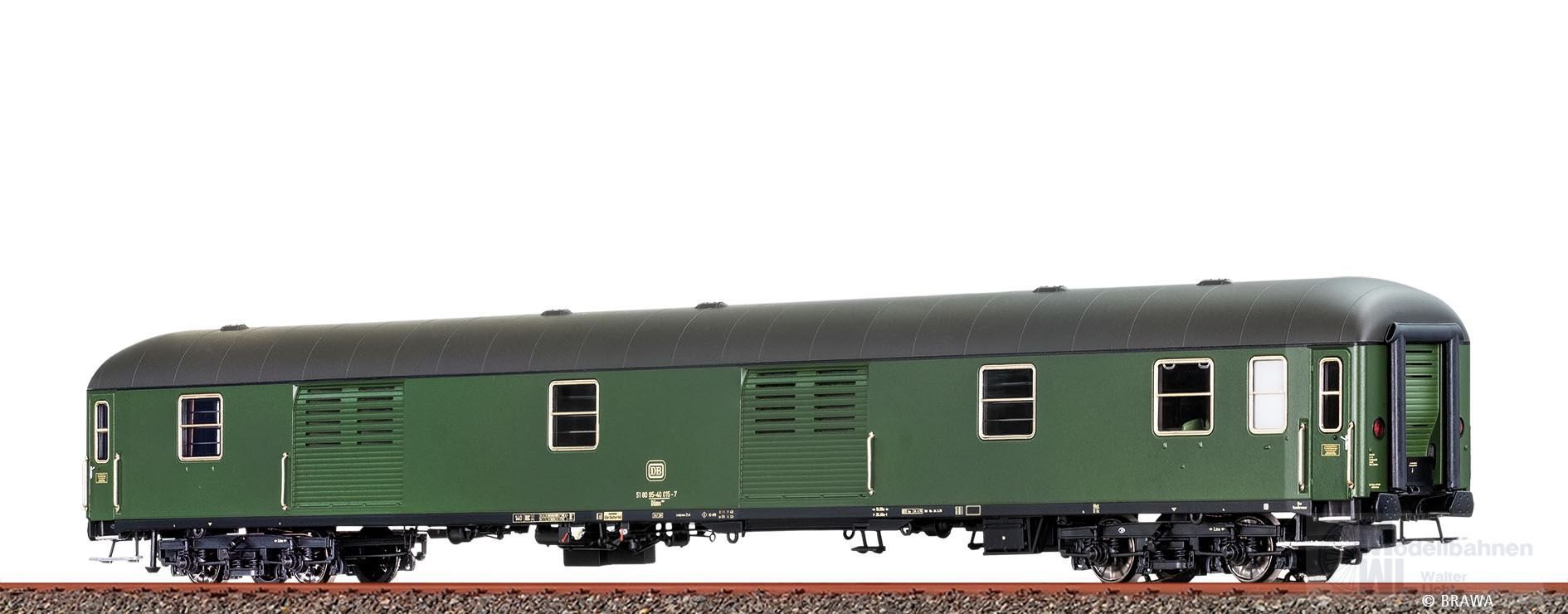 Brawa 58141 - Gepäckwagen DB Ep.IV Dms902 H0/WS Basic+ LED Brawa 58141 - Gepäckwagen DB Ep.IV Dms902 H0/WS Basic+ LED