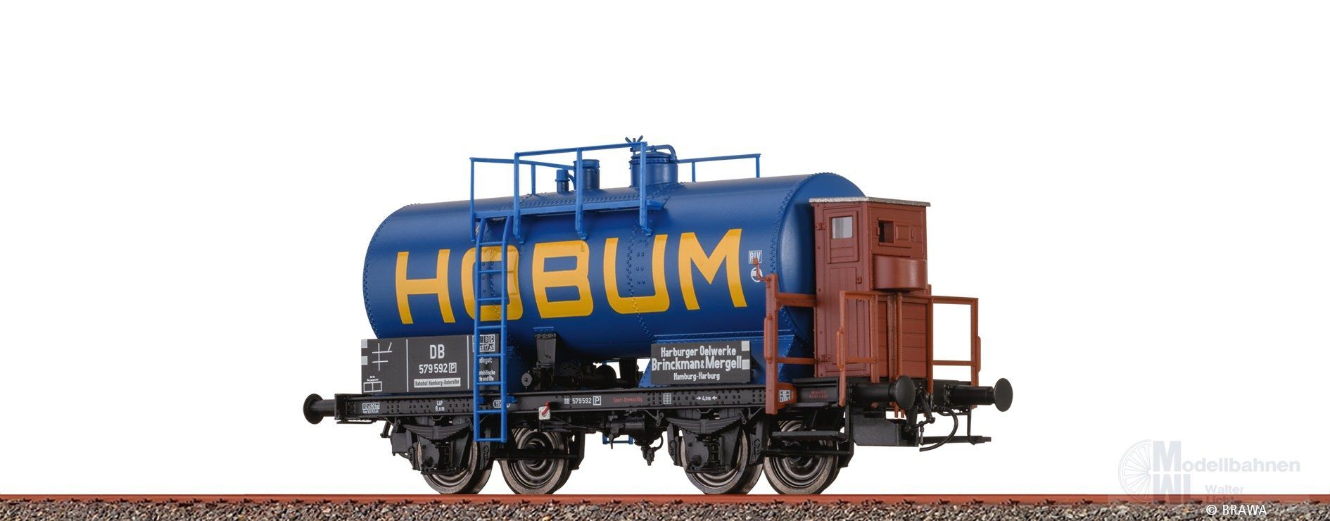 Brawa 50849 - Kesselwagen DB Ep.III HOBUM H0/GL Brawa 50849 - Kesselwagen DB Ep.III HOBUM H0/GL