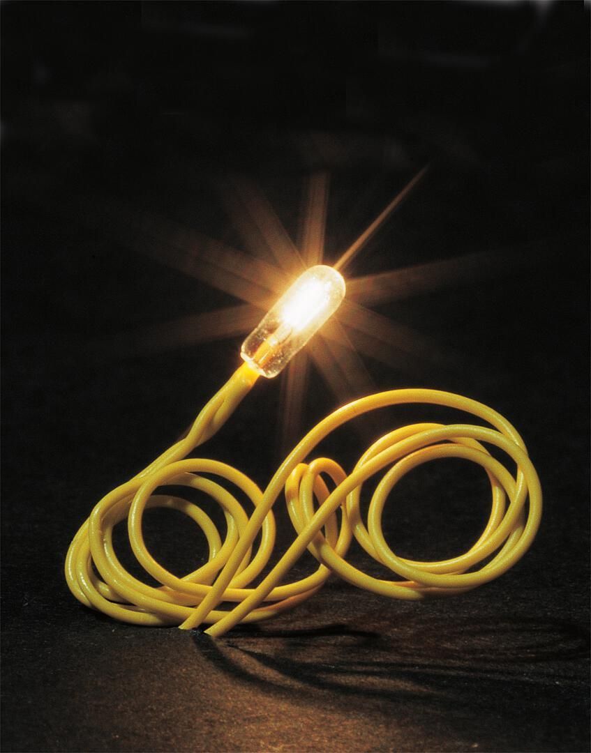 Faller 180671 - Micro-Kabel-Birne Weiss H0 1:87