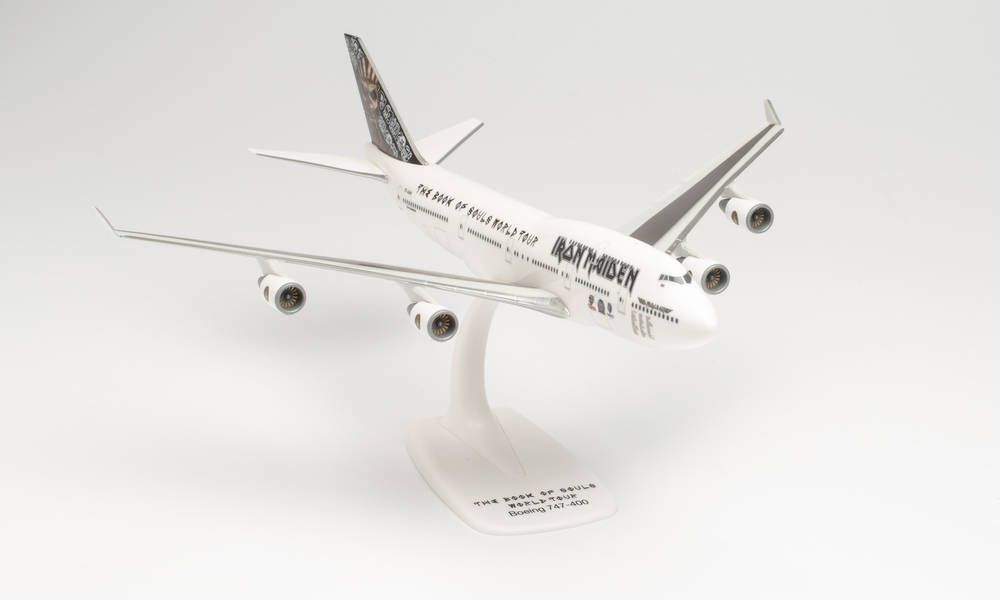 Herpa 613293 - Iron Maiden Boeing 747-400 Ed Force One - Book of Souls World Tour 1:250