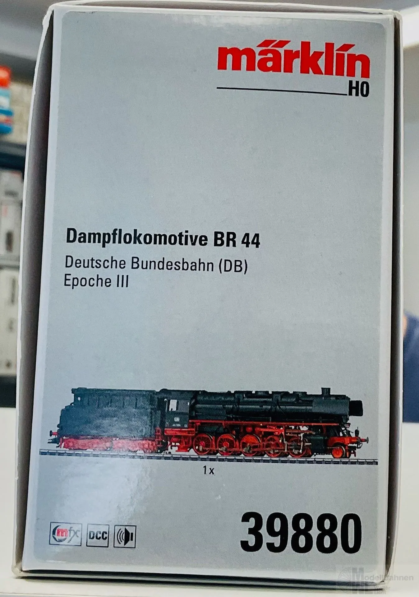 Märklin 39880 - MÄRKLIN - Dampflok BR 44 DB Ep.III H0/WS Sound