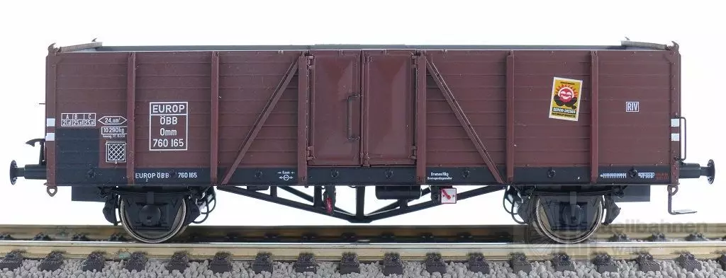 Exact Train 20158 - Güterwagen offen ÖBB Ep.III Villach H0/GL