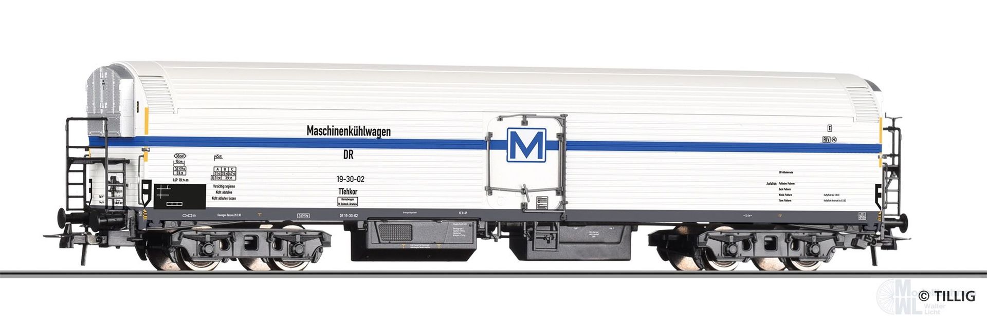 Tillig 77090 - Maschinenkühlwagen DR Ep.III TTehkos H0/GL