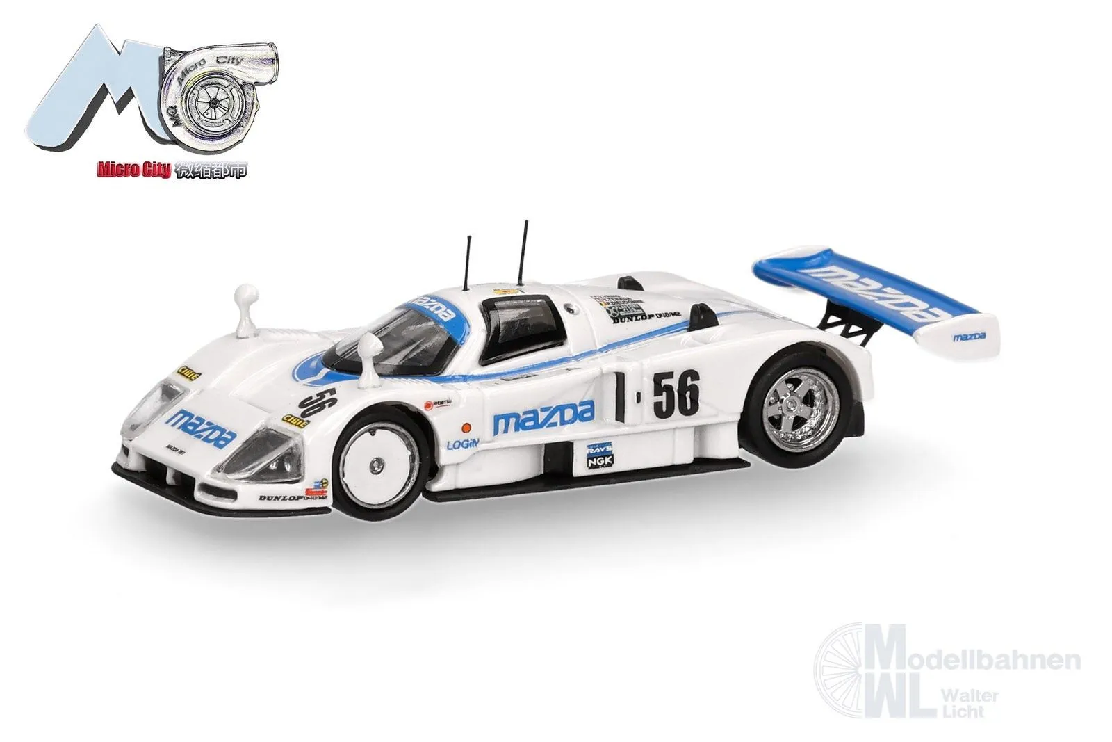 Herpa 87MC000095 - Mazda 787B 56 weiß H0 1:87