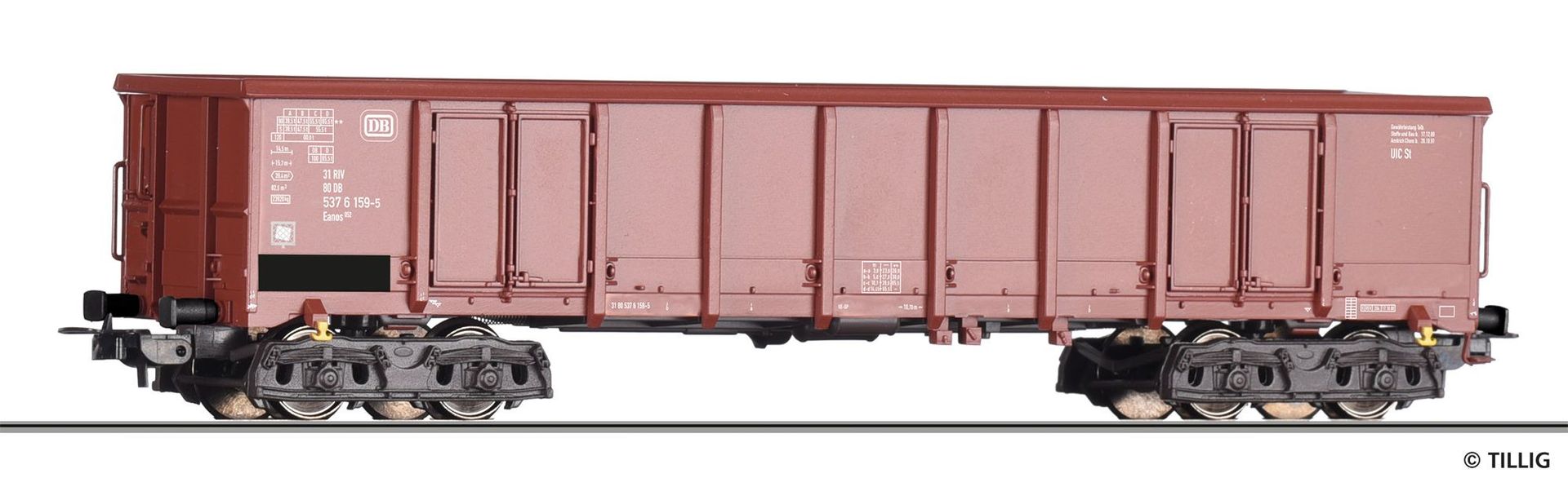 Tillig 77032 - Güterwagen offen DB Ep.IV Eanos 052 H0/GL