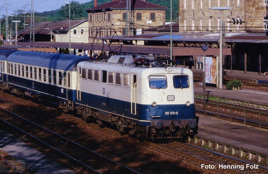 Piko 21775 - E-Lok BR 110 DB Ep.IV blau/beige H0/WS Sound