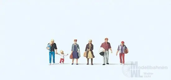 Preiser 79198 - Gehende Reisende N 1:160