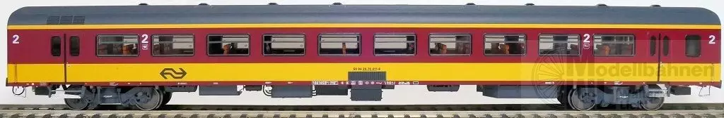 Exact Train 11173 - Personenwagen NS Ep.IV 2.Kl. für Belgien H0/GL