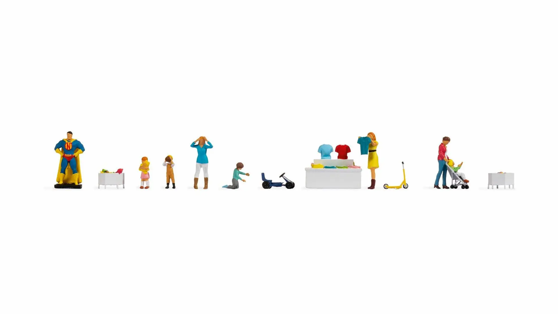 Noch 16240 - Figuren-Themenwelt Spielwarengeschäft H0 1:87