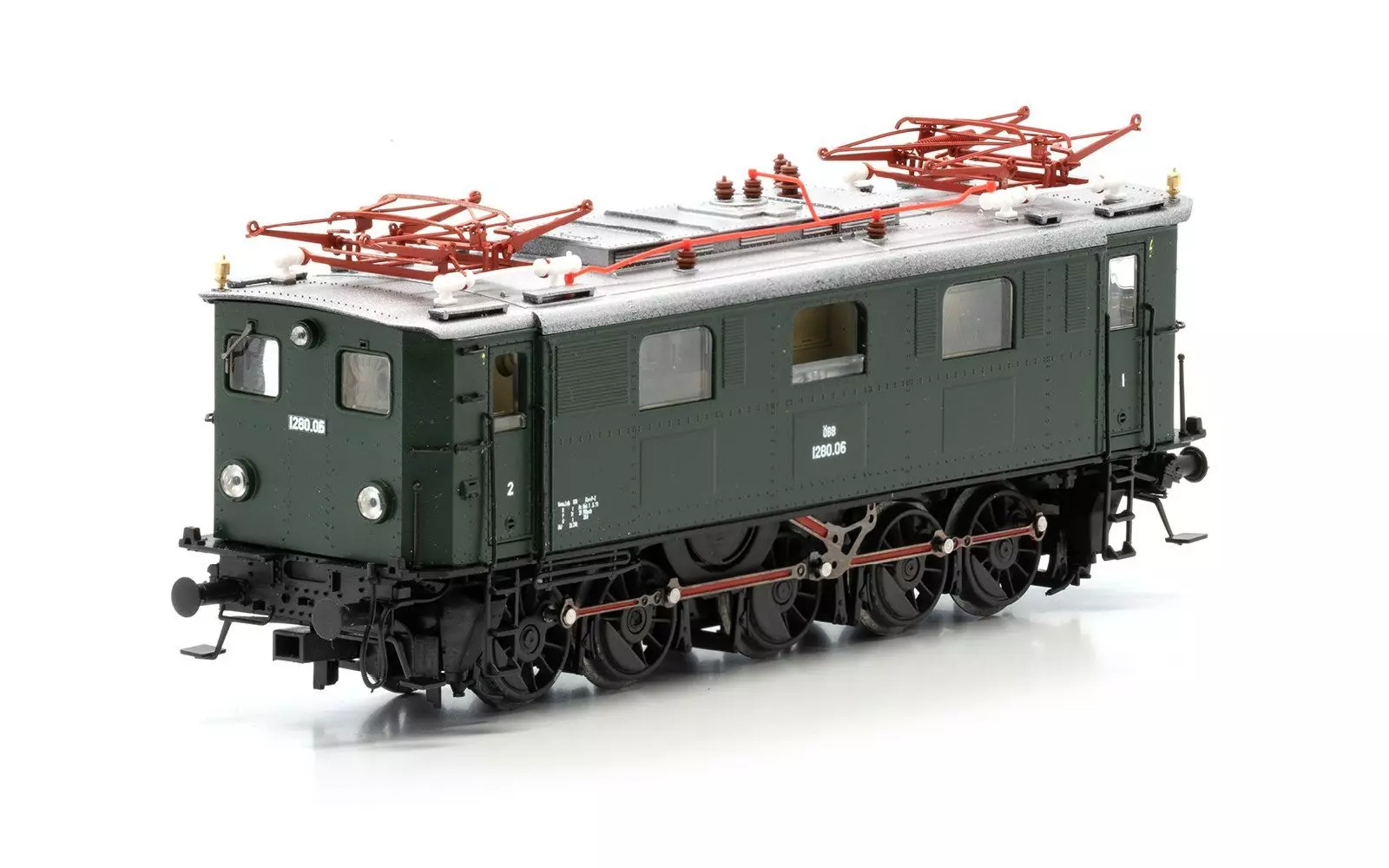 Jägerndorfer Modellbahn 22500 - E-Lok Rh 1280.19 ÖBB Ep.III grün H0/GL