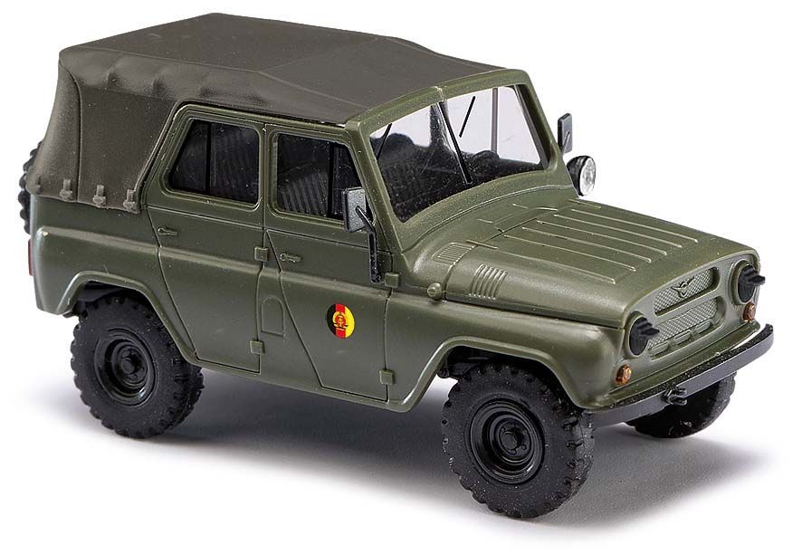 Busch 52112 - UAZ 469 NVA Nachsicht SW H0 1:87 Busch 52112 - UAZ 469 NVA Nachsicht SW H0 1:87