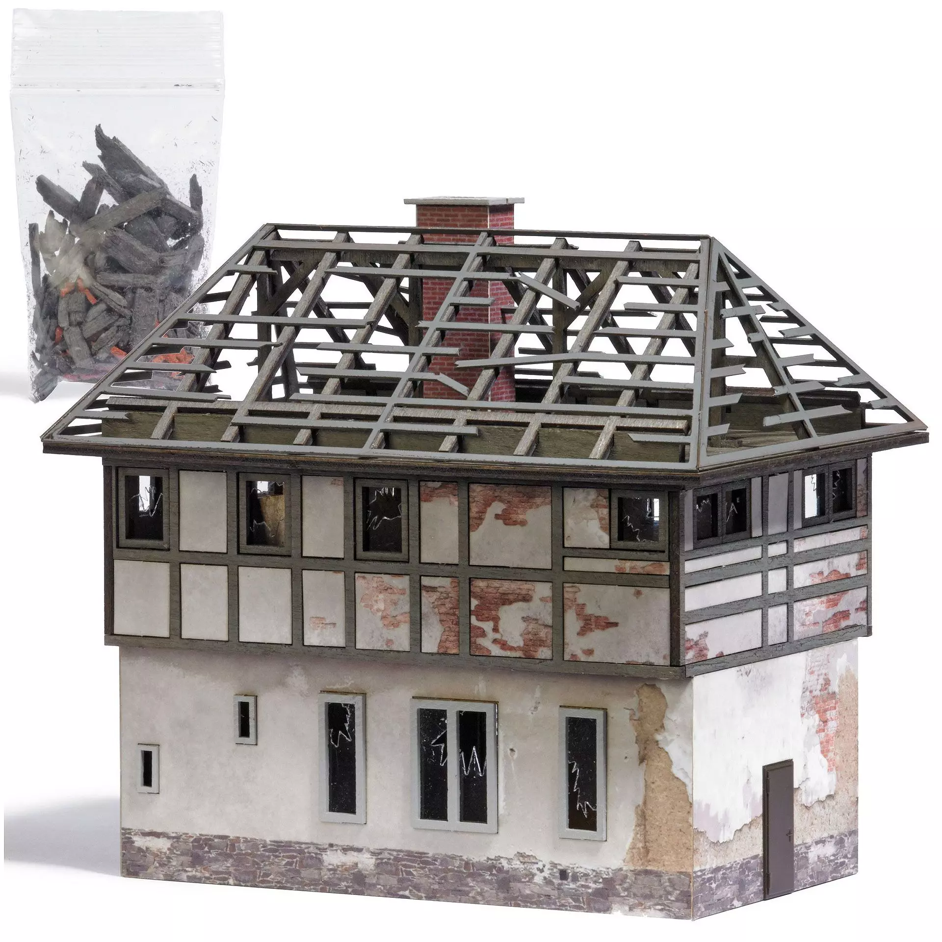 Busch 8783 - Verwittertes Stellwerk TT 1:120