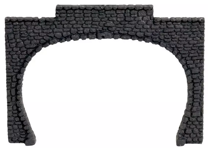 Noch 34410 - Tunnel-Portal 2-gleisig, 2 Stück, 9,5 x 7 cm N 1:160