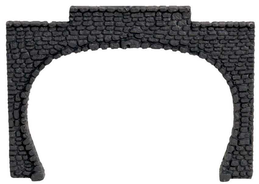 Noch 34410 - Tunnel-Portal 2-gleisig, 2 Stück, 9,5 x 7 cm N 1:160