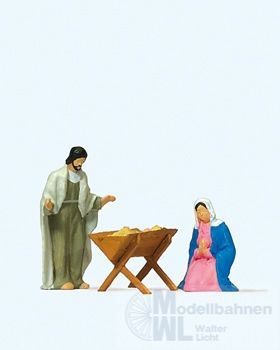 Preiser 29091 - Maria und Josef mit Krippe H0 1:87 Preiser 29091 - Maria und Josef mit Krippe H0 1:87
