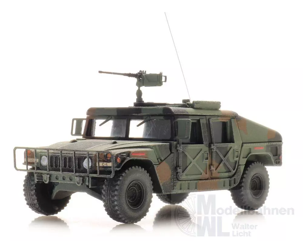 ARTITEC b.v. 6870543 - US Humvee Camo Armored .50 MG TK/INF H0 1:87