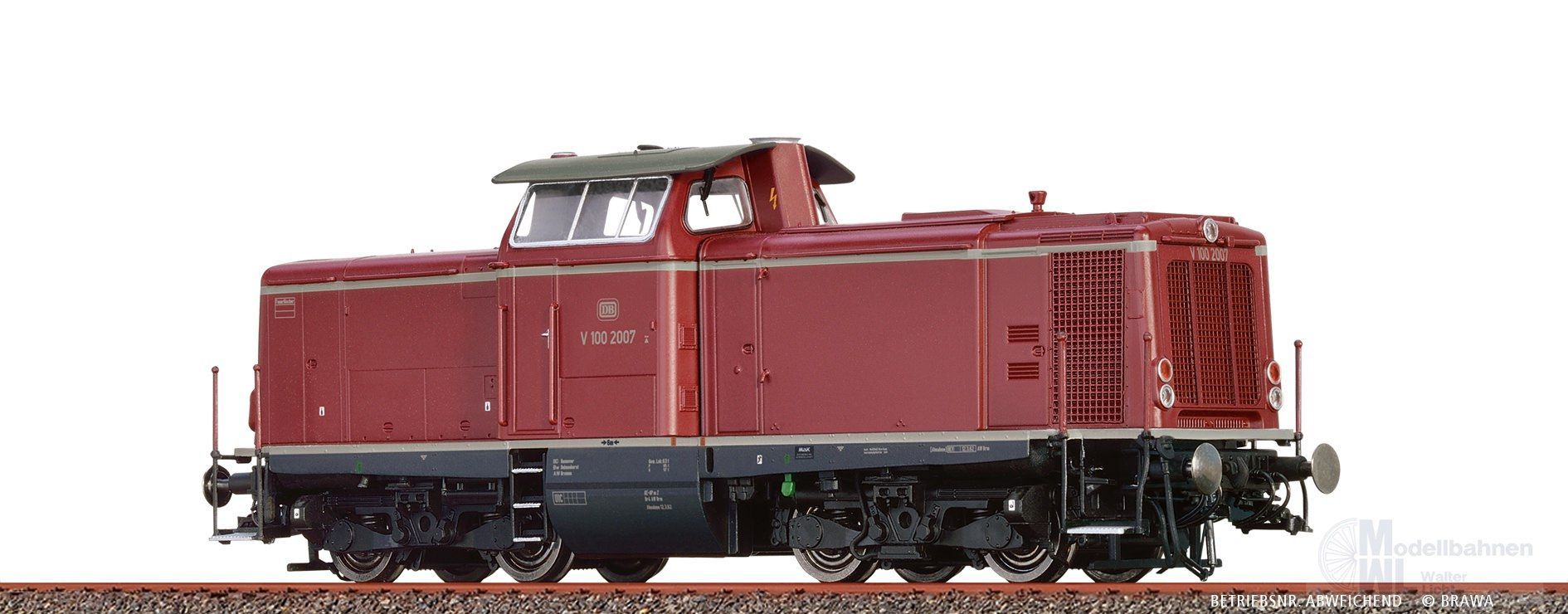 Brawa 70059 - Diesellok BR 212 DB Ep.IV rot H0/WS Digital Sound