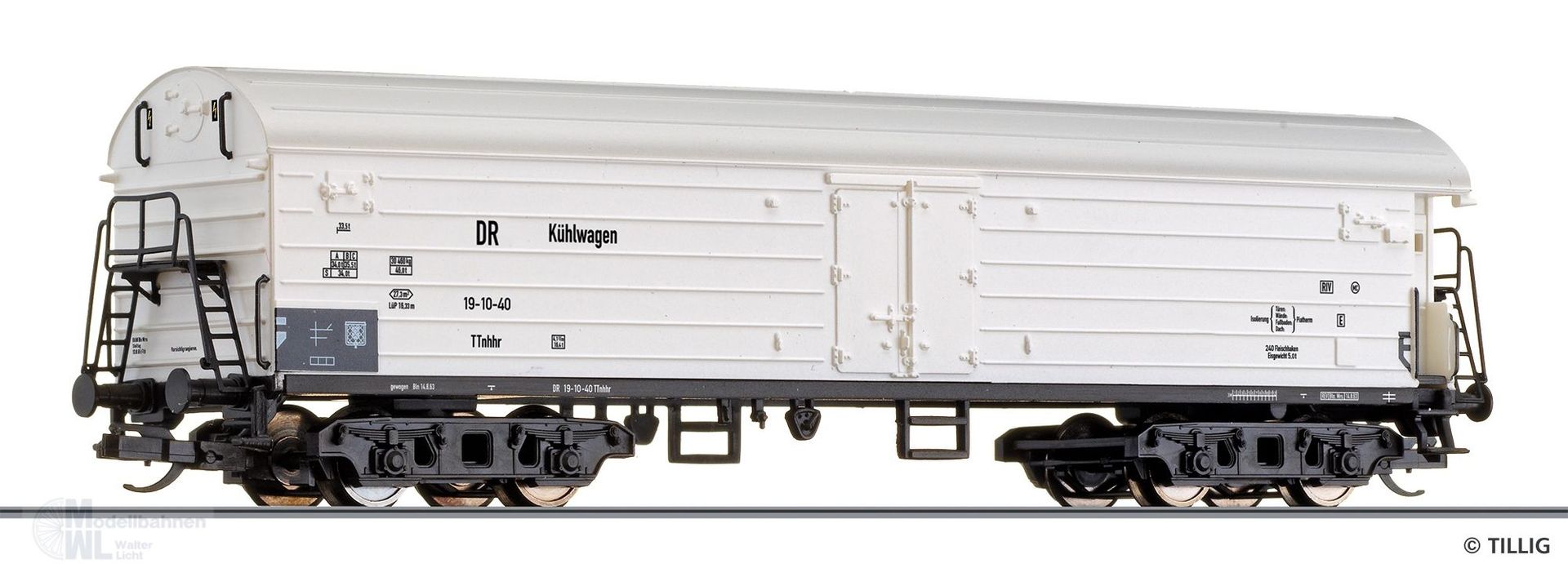 Tillig 15326 - Kühlwagen DR Ep.III TTnhr TT 1:120
