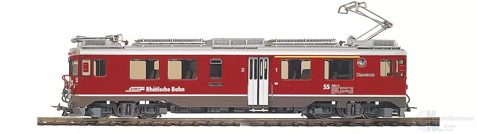 Bemo 1369107 - Triebwagen ABe 4/4 55 RhB Ep.V Berninabahn Diavolezza H0m Sound
