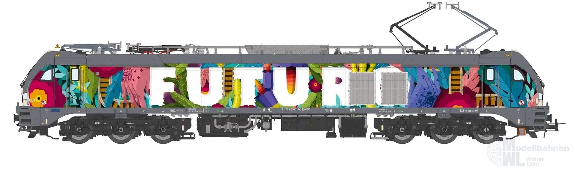 Sudexpress N2560171 - E-Lok BR 256 Euro 6000 Medway/FUTURO Ep.VI N 1:160