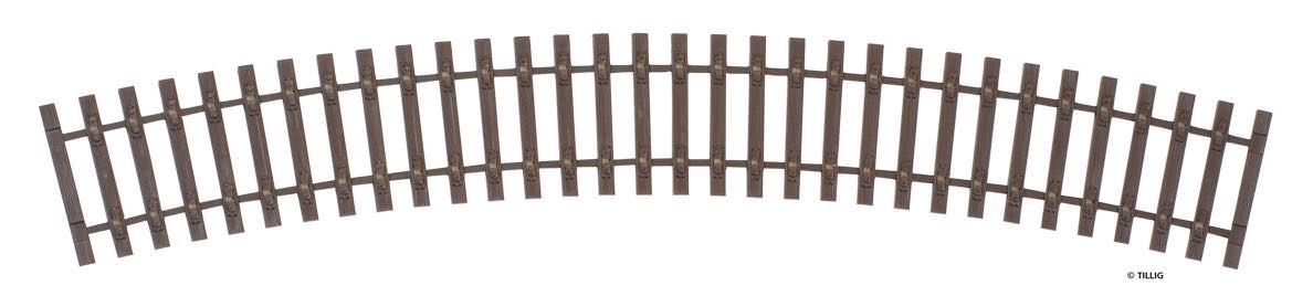 Tillig 85041 - Gebogenes Schwellenband R425/30° H0/GL