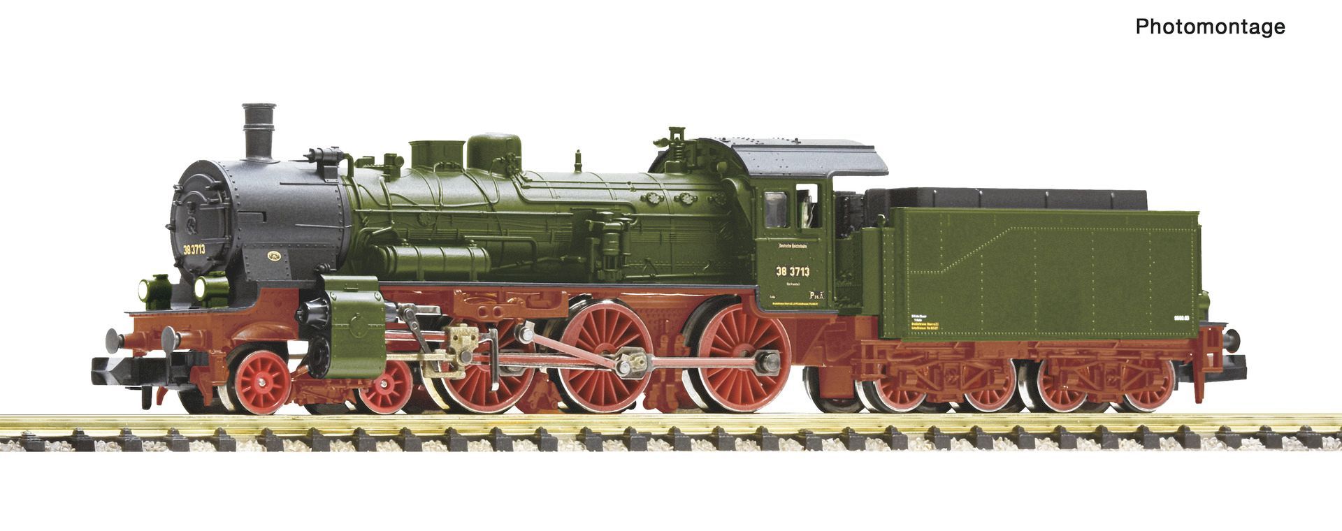 Fleischmann 7160045 - Dampflok BR 38 DRG Ep.II N 1:160