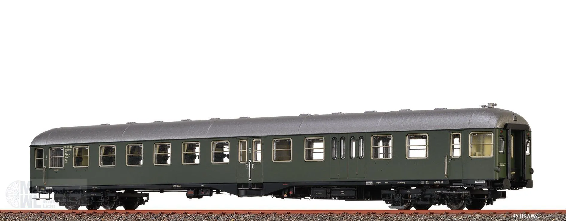 Brawa 58113 - Steuerwagen DB Ep.III CPw4ymgf H0/WS